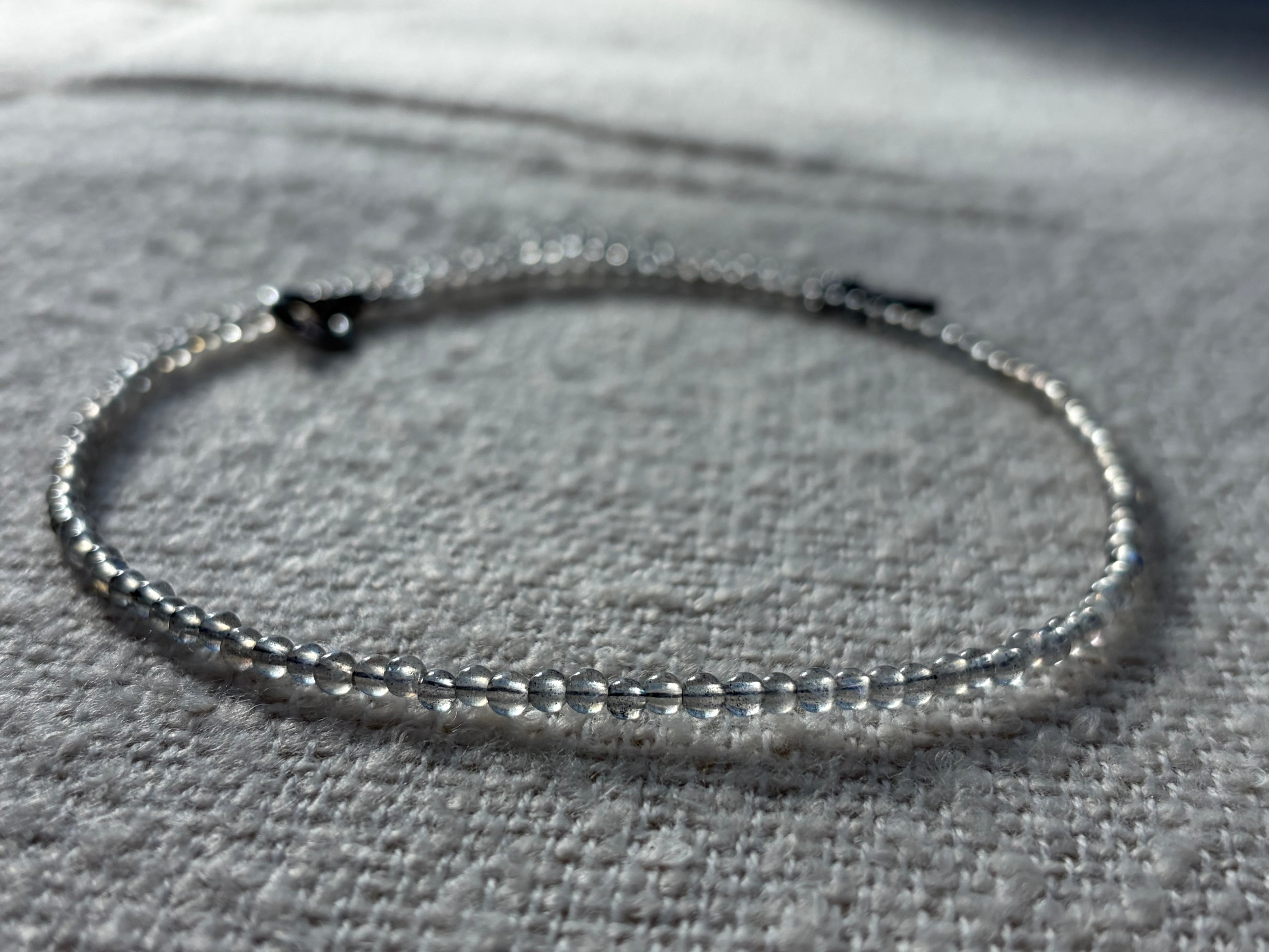 Labradorite simple 3 necklace