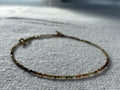 Green garnet simple 2 necklace