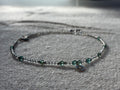Labradorite logo pendant necklace