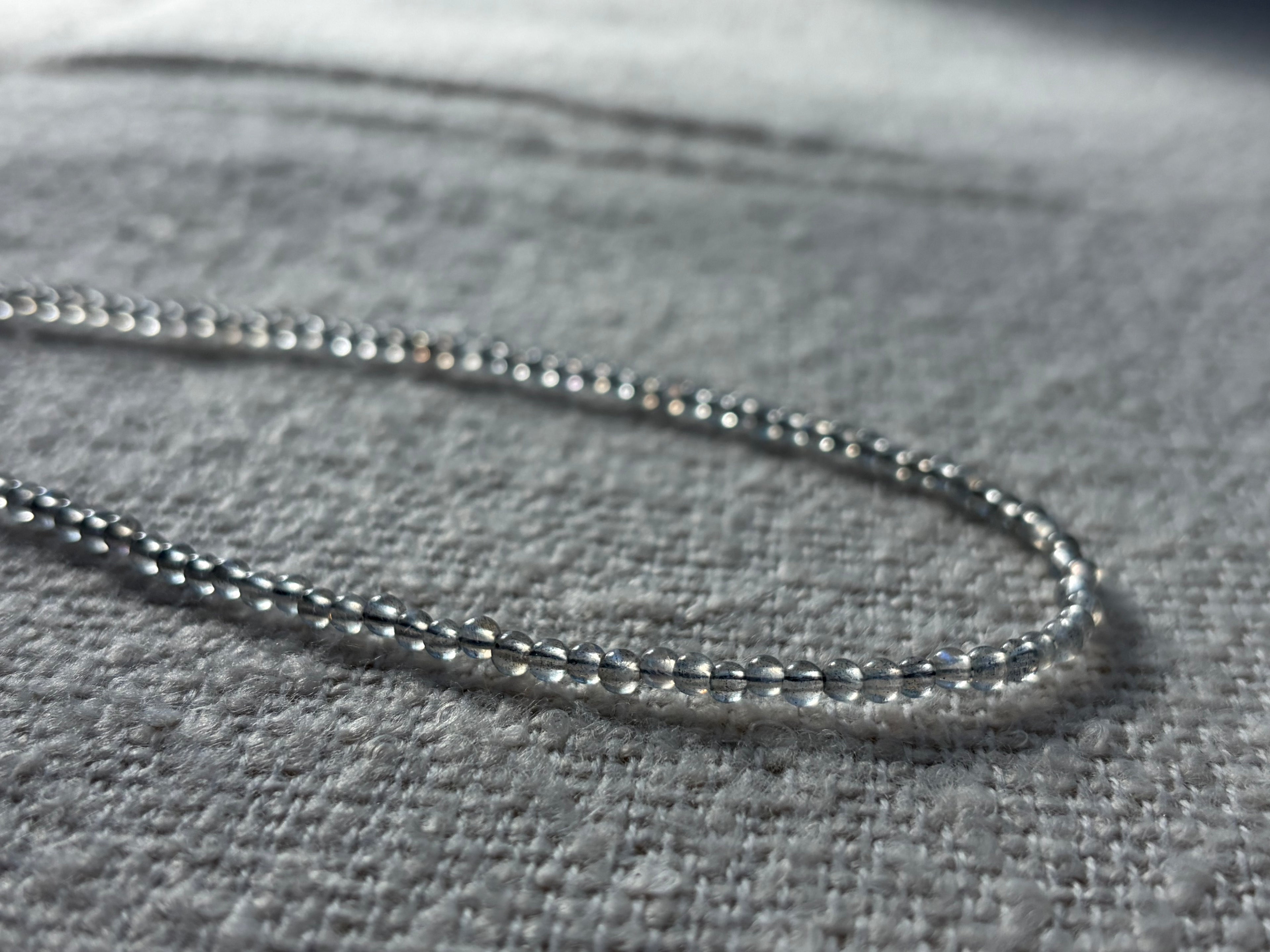 Labradorite simple 3 necklace