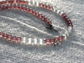 Kunzite rose necklace